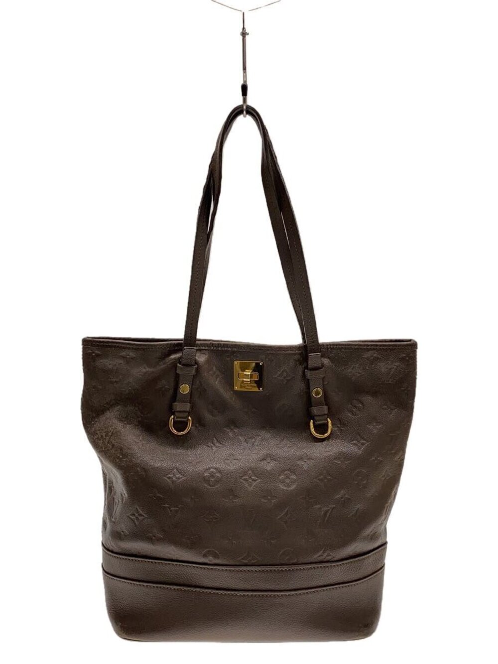 LOUIS VUITTON Citadine Monogram Empreinte Brown Leather Bag